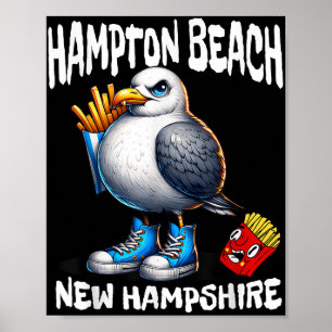 Hampton Beach New Hampshire Seagull French Fries S Poster