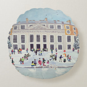 Hampton Court Palace Fountain Gardens Round Cushion