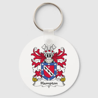 Hampton Family Crest Key Ring