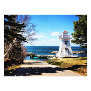 Hampton Lighthouse Bridgetown Nova Scotia Canada Photo Print