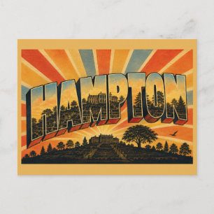 Hampton National Historic Site MD Vintage Travel Postcard