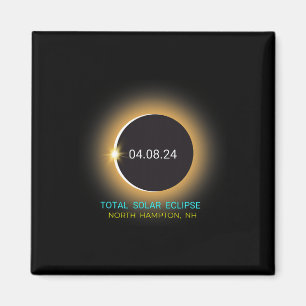 Hampton Nh Total Solar Eclipse 040824 New Hampshir Magnet