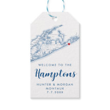 Hamptons Elegant Modern Navy Wedding Favour