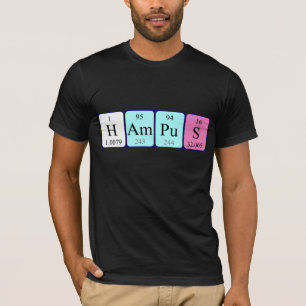 Hampus periodic table name shirt