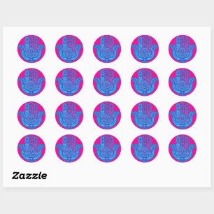 Hamsa Classic Round Sticker