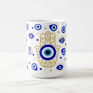 Hamsa Evil Eye Mug