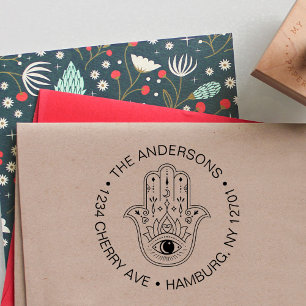 Hamsa Evil Eye Protection Family Wedding  Self-inking Stamp