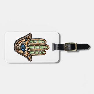 Hamsa Eye Luggage Tag