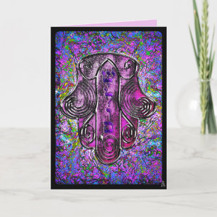 Hamsa Fusion (Blank Greeting Card) Thank You Card