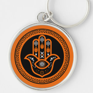 Hamsa Hand Evil Eye Protection Key Ring