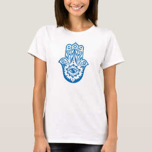 Hamsa - Hand of Fatima - Protection symbol - amule T-Shirt
