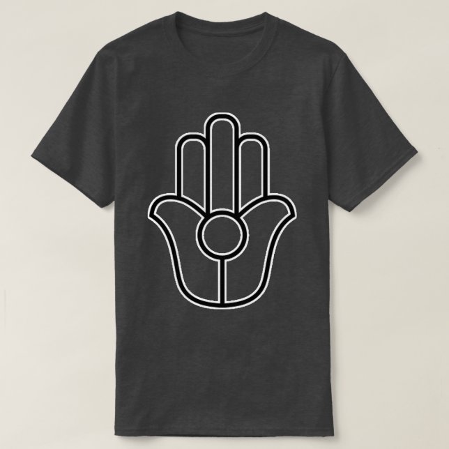 Hamsa Hand of Fatima T-Shirt (Design Front)