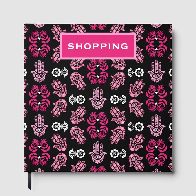 Hamsa Hand Protection Art Guest Book (Front)