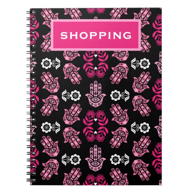 Hamsa Hand Protection Art Notebook (Front)