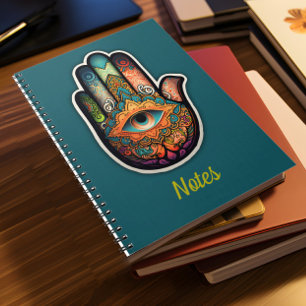 Hamsa Hand Spiral Notebook