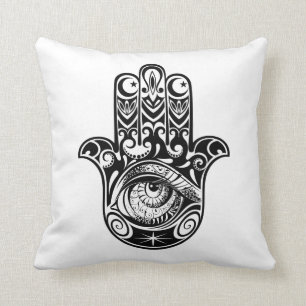Hamsa Hand Zendoodle Cushion