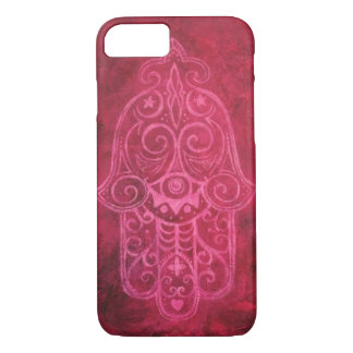 Hamsa in Magenta Case-Mate iPhone Case