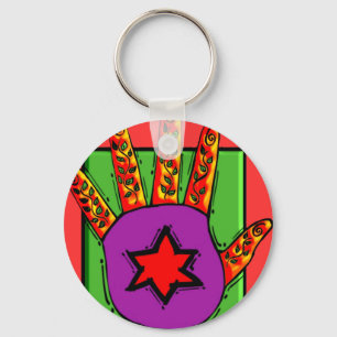 Hamsa Key Ring