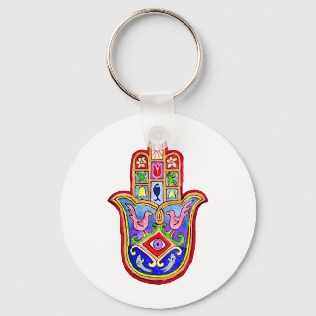 Hamsa Key Ring (Front)