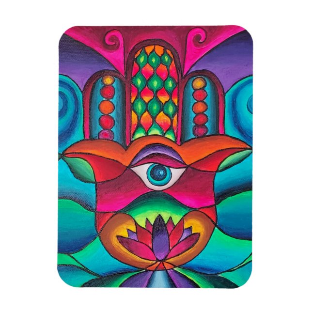 Hamsa Magnet (Vertical)