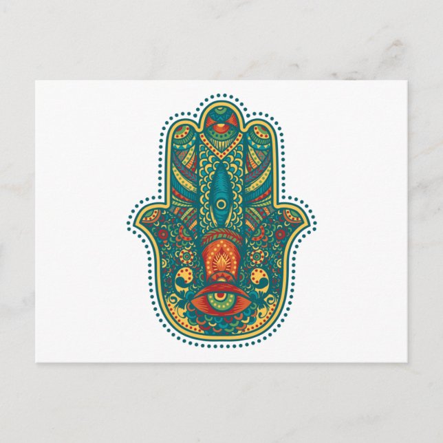Hamsa Postcard (Front)