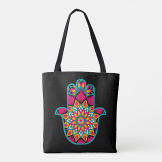 HAMSA Protective Luck Amulet Tote Bag
