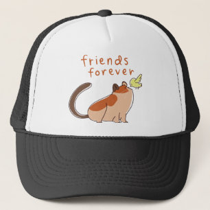 Hamster and Bird Best Friend Trucker Hat