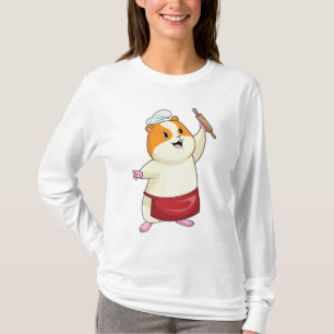 Hamster as Baker with Rolling pin T-Shirt