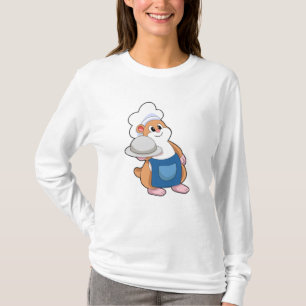 Hamster as Cook with Platter T-Shirt