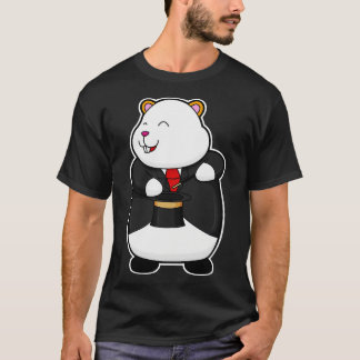 Hamster as Magician with Magic wand Hat T-Shirt