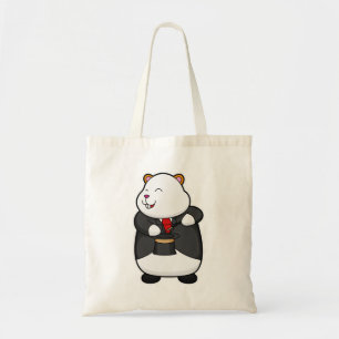 Hamster as Magician with Magic wand & Hat Tote Bag