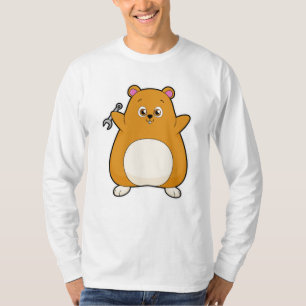 Hamster as Mechanic with Wrench T-Shirt