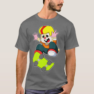 Hamster as Skater with Skateboard Helmet T-Shirt