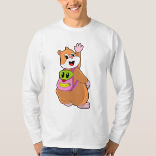 Hamster as Student with Backpack.PNG T-Shirt
