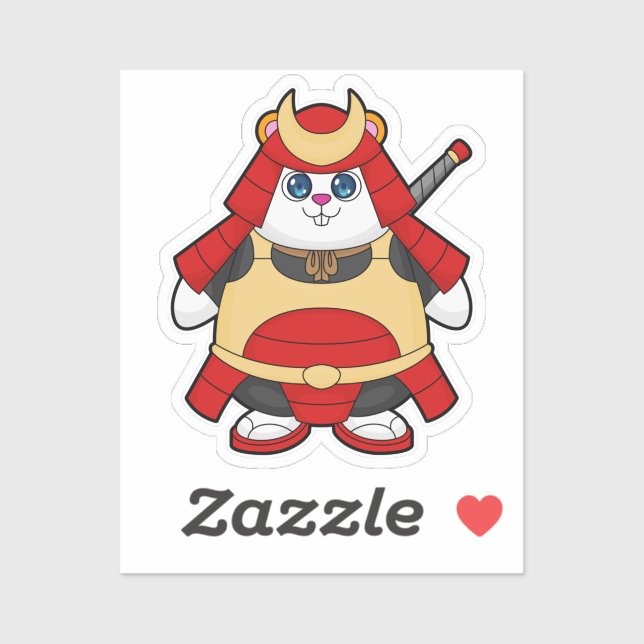 Hamster as Warrior with Armour (Sheet)