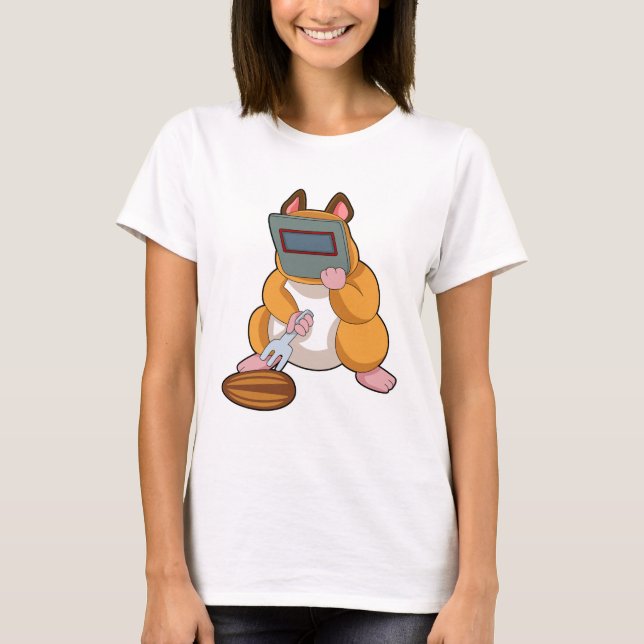 Hamster as Welder.PNG T-Shirt (Front)