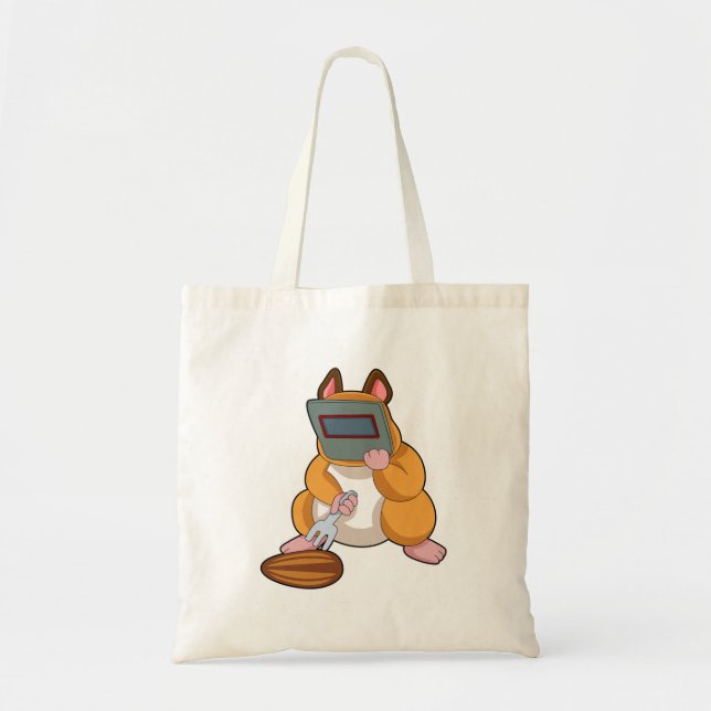 Hamster as Welder.PNG Tote Bag (Front)