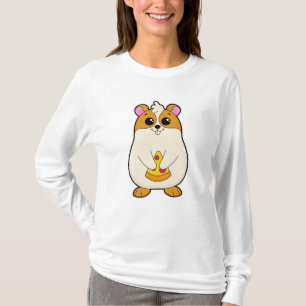 Hamster at Eating of Pizza T-Shirt
