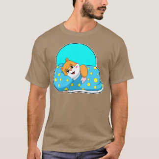 Hamster At Sleeping With Blanket  T-Shirt