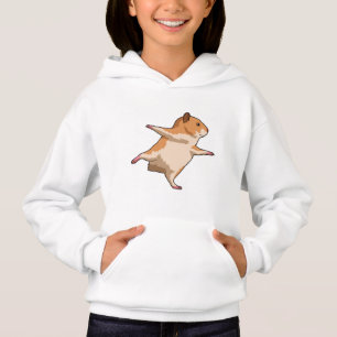 Hamster at Yoga Stretching Legs