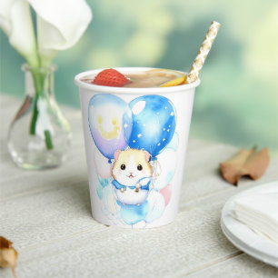 Hamster Birthday Paper Cups