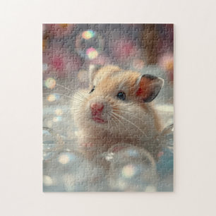 Hamster Bubble Bath Jigsaw Puzzle