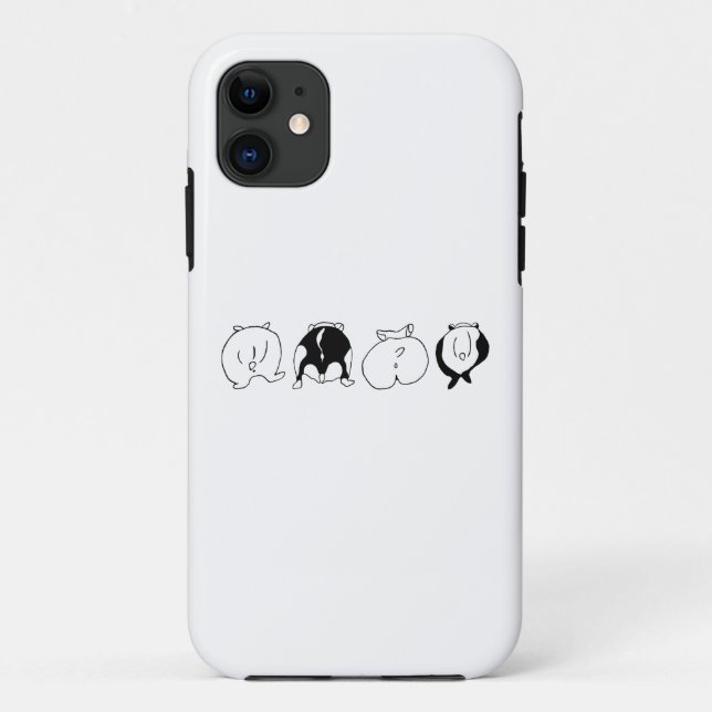 Hamster Butts Case-Mate iPhone Case (Back)