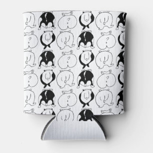 Hamster Butts Pattern Can Cooler
