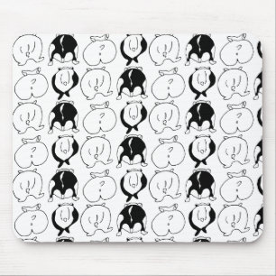 Hamster Butts Pattern Mouse Pad