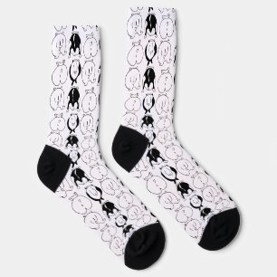 Hamster Butts Pattern Socks