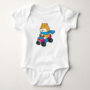 Hamster Car Baby Bodysuit