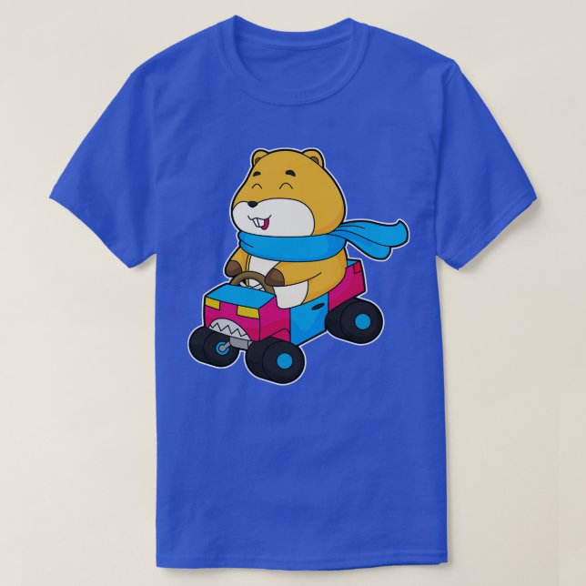Hamster Car  T-Shirt (Design Front)