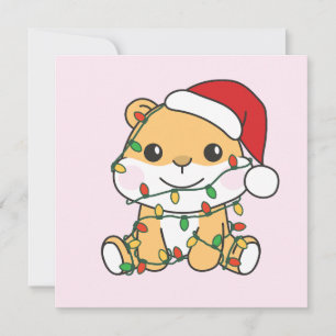 Hamster Christmas Winter Animals Holiday Hamsters