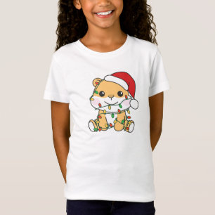 Hamster Christmas Winter Animals Holiday Hamsters T-Shirt
